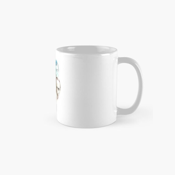 CRISIS Siete personajes en blanco Taza clásica