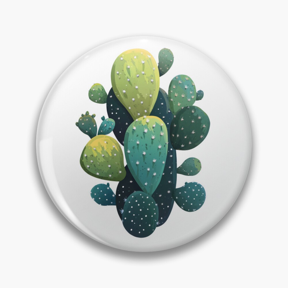 Prickly Pear-fect! Cactus Cutout Pin