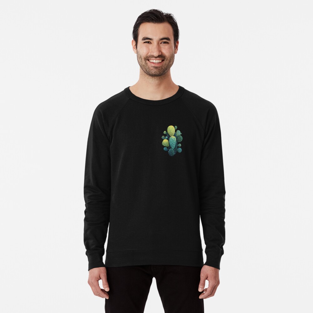 Lightweight Sweatshirt Prickly Pear-fect! Cute Cactus Cutout