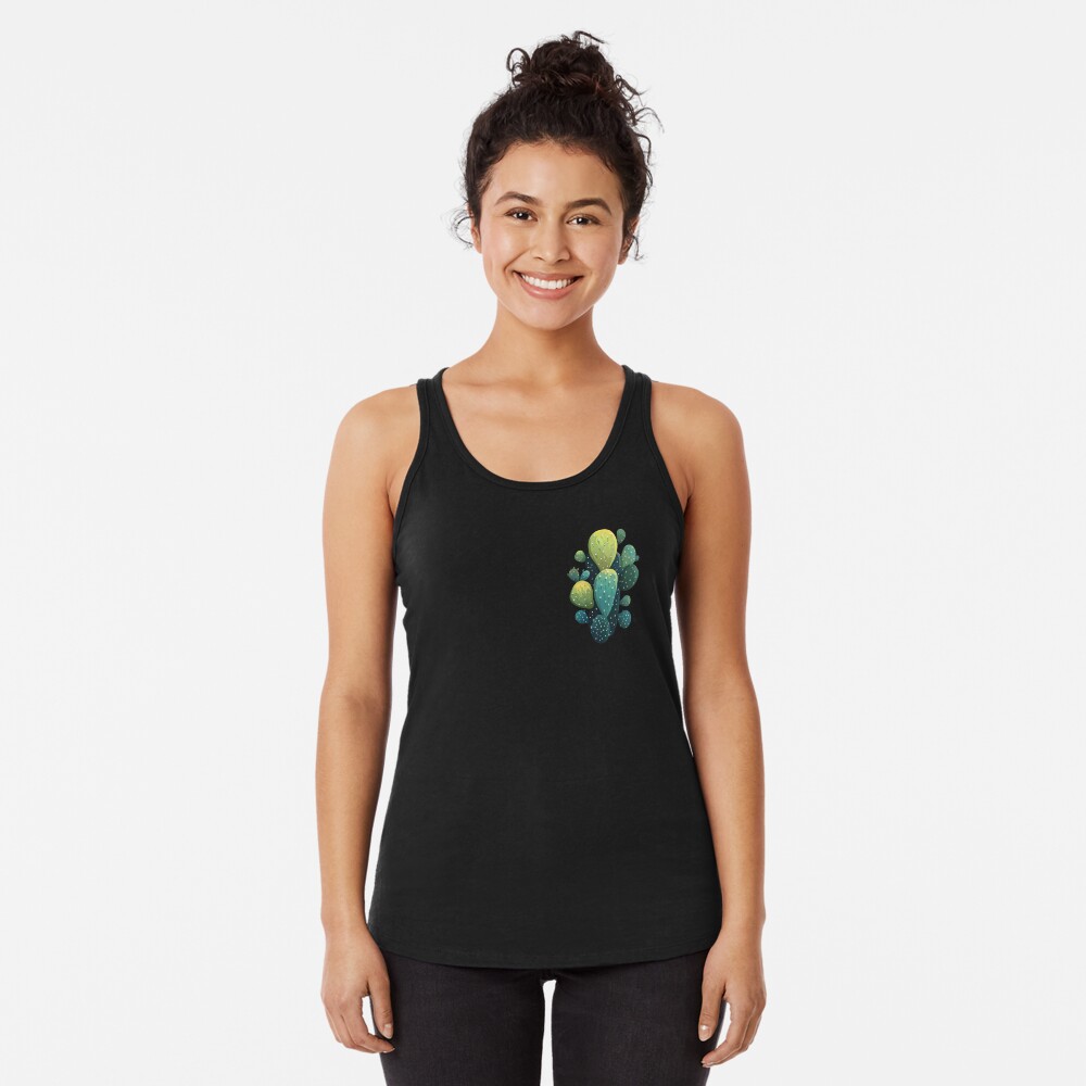 Prickly Pear-fect: Cactus Cutout Racerback