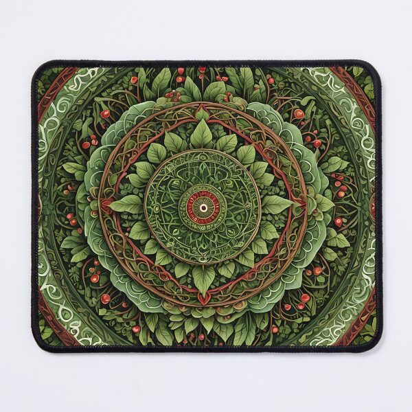 Item preview, Mandala of leaves and wild fruits designed and sold by MandalasShops.