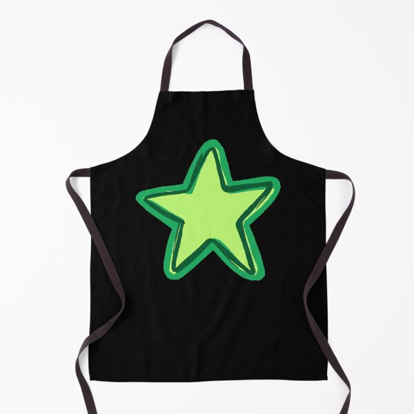 Item preview, BRIGHT STAR, LIGHT GREEN STAR WITH DARK GREEN AND LIGHT GREEN OUTLINE designed and sold by larissa-myrie.