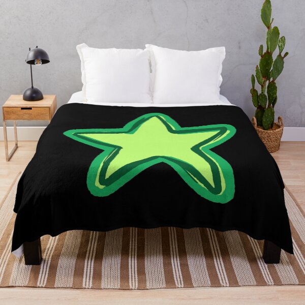 Item preview, BRIGHT STAR, LIGHT GREEN STAR WITH DARK GREEN AND LIGHT GREEN OUTLINE designed and sold by larissa-myrie.