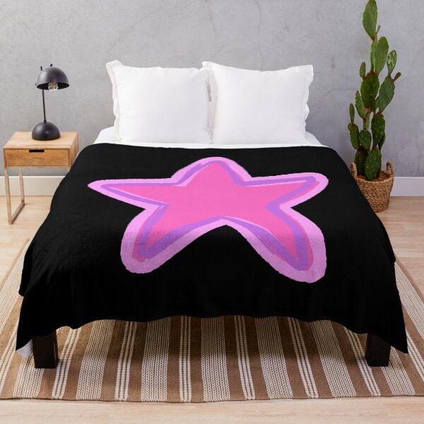 Item preview, BRIGHT STAR, PINK STAR WITH PURPLE AND LIGHT PINK OUTLINE designed and sold by larissa-myrie.