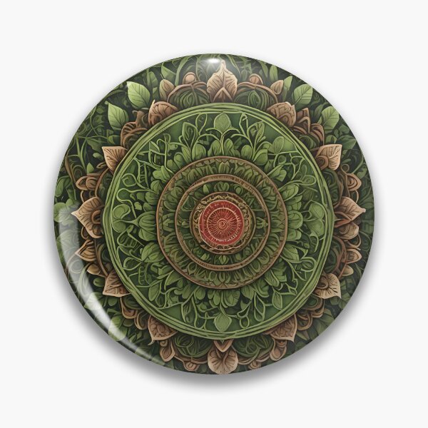 Item preview, Natural Serenity Botanical Mandala designed and sold by MandalasShops.