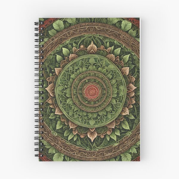 Item preview, Natural Serenity Botanical Mandala designed and sold by MandalasShops.