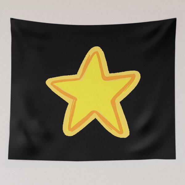 Item preview, BRIGHT STAR, LIGHT YELLOW STAR WITH DARK AND PALE YELLOW OUTLINE designed and sold by larissa-myrie.
