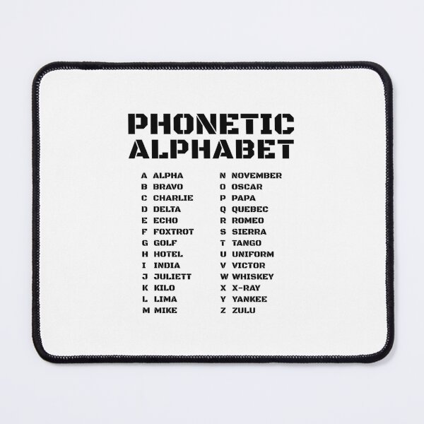 Artikel-Vorschau von Phonetisches Alphabet in Kanada, designt und verkauft von AnnSign.