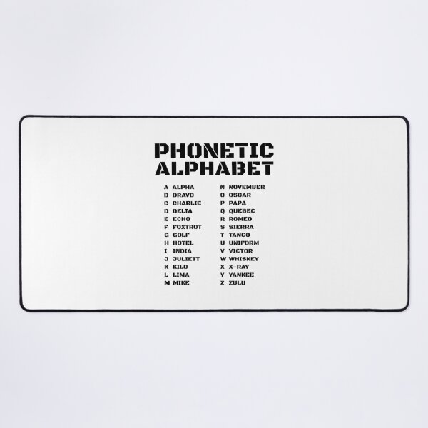 Aperçu de l'œuvre Alphabet phonétique au Canada créée et vendue par AnnSign.