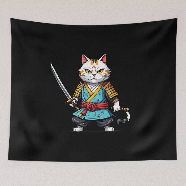 Item preview, Samurai cat designed and sold by Purr95.