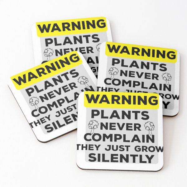 Item preview, Plants never complain - they just grow silently! designed and sold by Mahmoud Salah.
