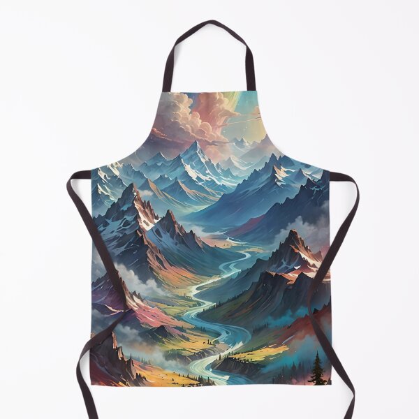 Item preview, Colorful Mountains designed and sold by OlexPrints.