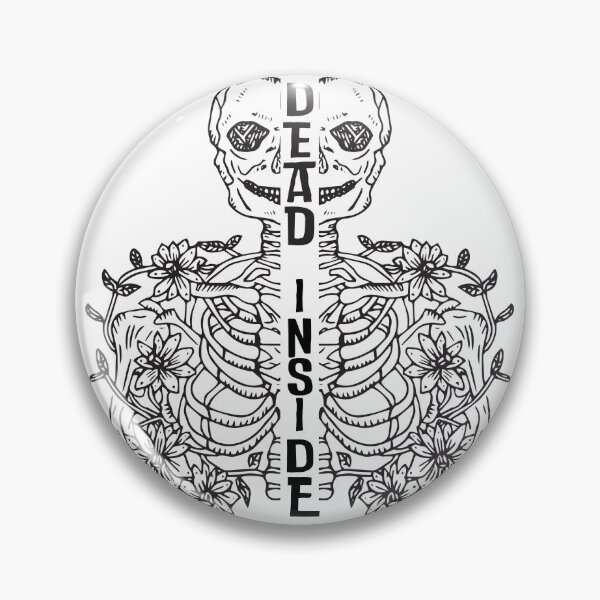 Item preview, Stoic Skeleton Dead Inside designed and sold by StoicStreet.