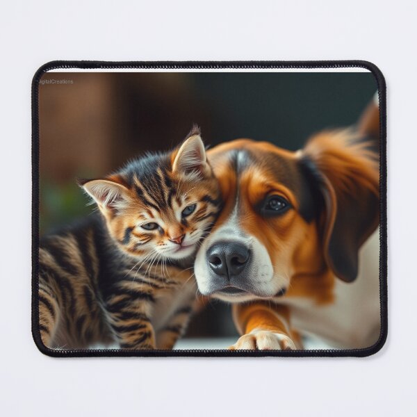 Item preview, Adorable Cat And Dog Friends designed and sold by NerdscapeDC.