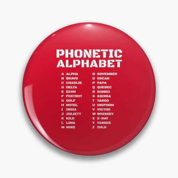 Item preview, Phonetic Alphabet in Canada Red and White designed and sold by AnnSign.