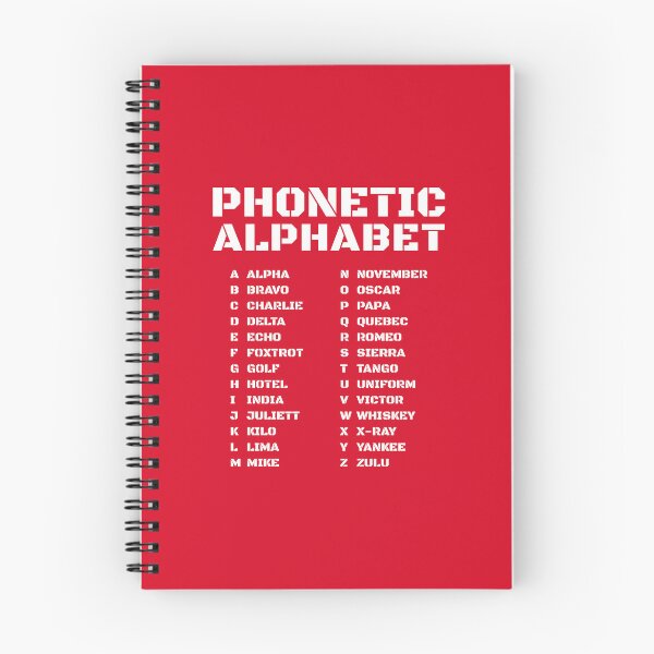 Item preview, Phonetic Alphabet in Canada Red and White designed and sold by AnnSign.