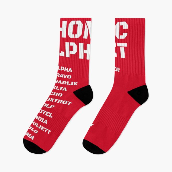 Item preview, Phonetic Alphabet in Canada Red and White designed and sold by AnnSign.