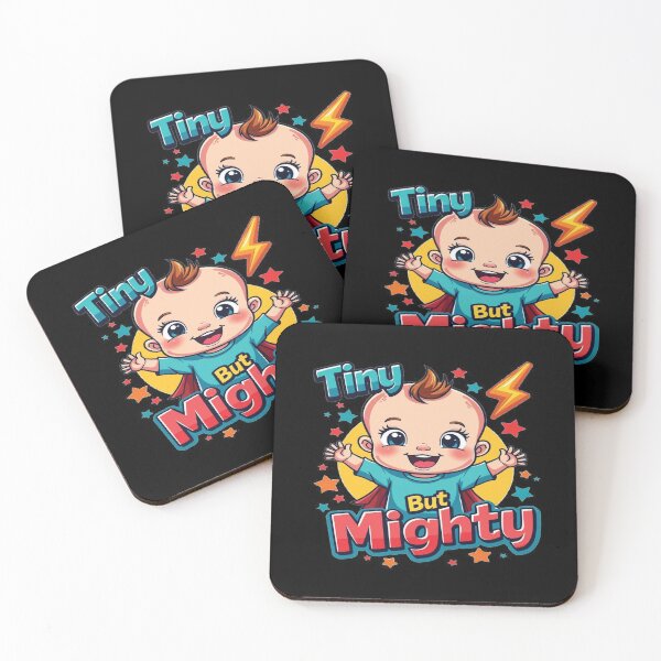 Item preview, Tiny But Mighty - Cute Super Baby Power Design designed and sold by InkredibleZ.