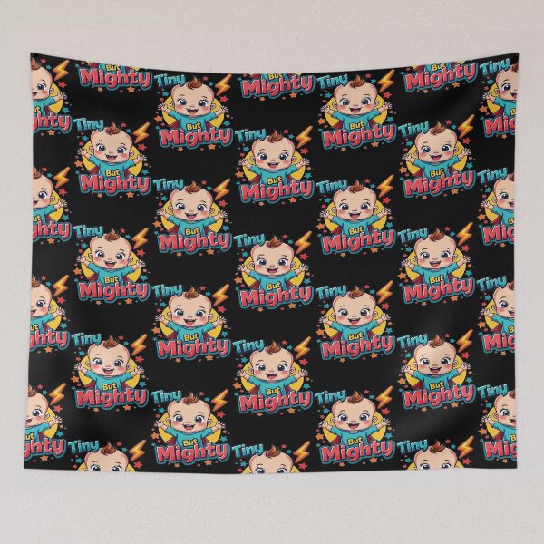 Item preview, Tiny But Mighty - Cute Super Baby Power Design designed and sold by InkredibleZ.