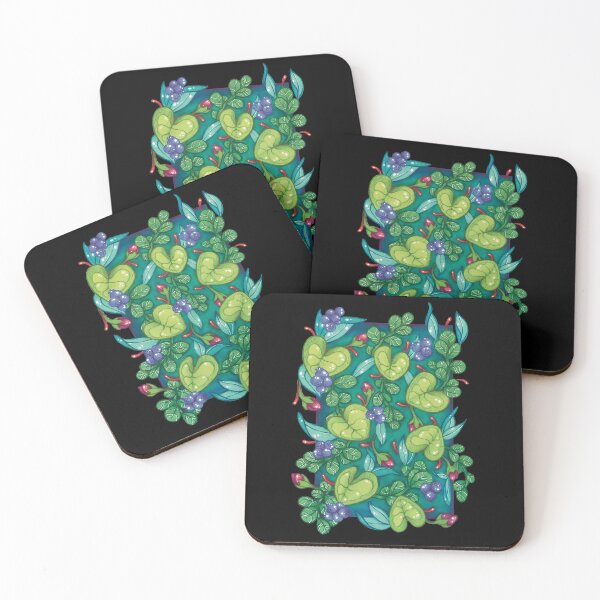 Item preview, Leaves & Blueberries designed and sold by harlequinnclown.