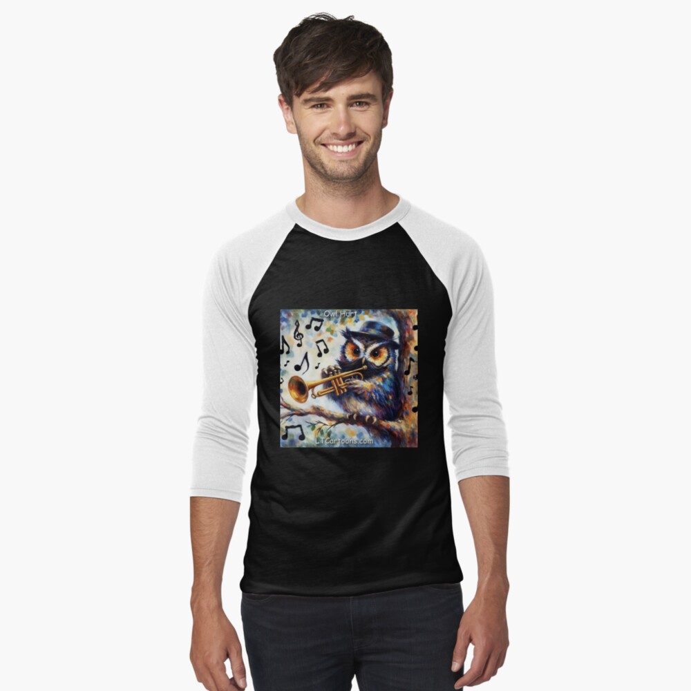 Item preview, Baseball ¾ Sleeve T-Shirt designed and sold by ltcartoons.