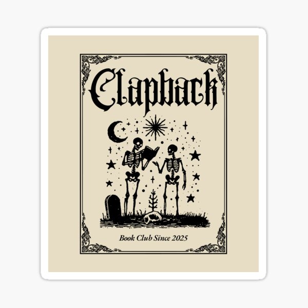 Item preview, Clapback Book Club designed and sold by Ryan Skinnell.