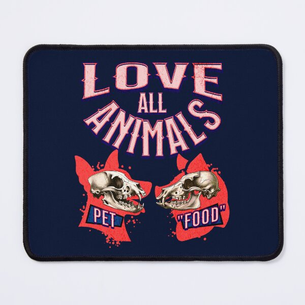 Item preview, Love All Animals Vegan Animal Lover designed and sold by Cult of Seitan.