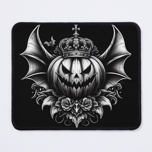 Item preview, Halloween Pumpkin with crown and wings Halloween Tattoo designed and sold by Expressions-Sel.