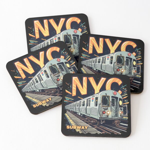Item preview, New York Subway NYC Subway illustration Train designed and sold by MayaDelaye.