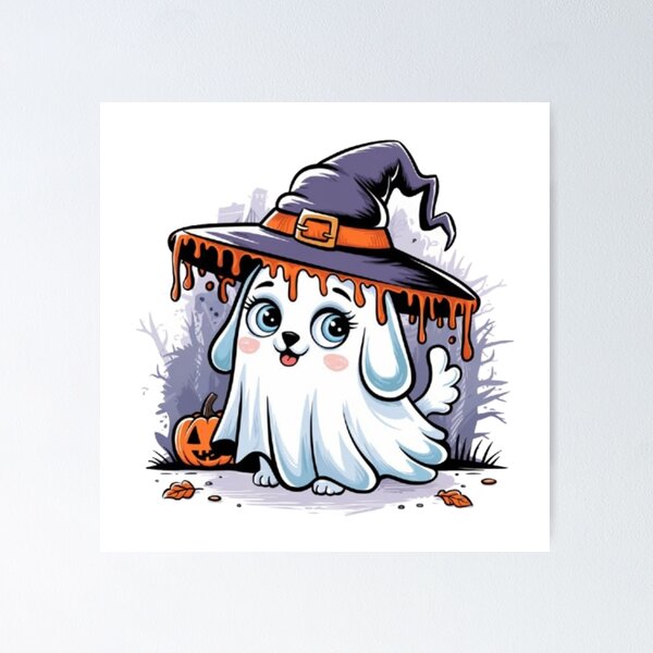 Item preview, ghost dog designed and sold by DesignNadine.