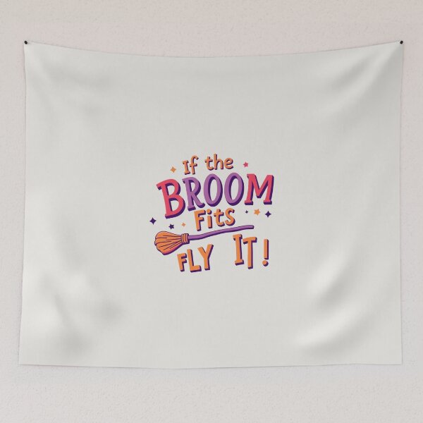 Item preview, If the broom fits, fly it! designed and sold by Bratak.
