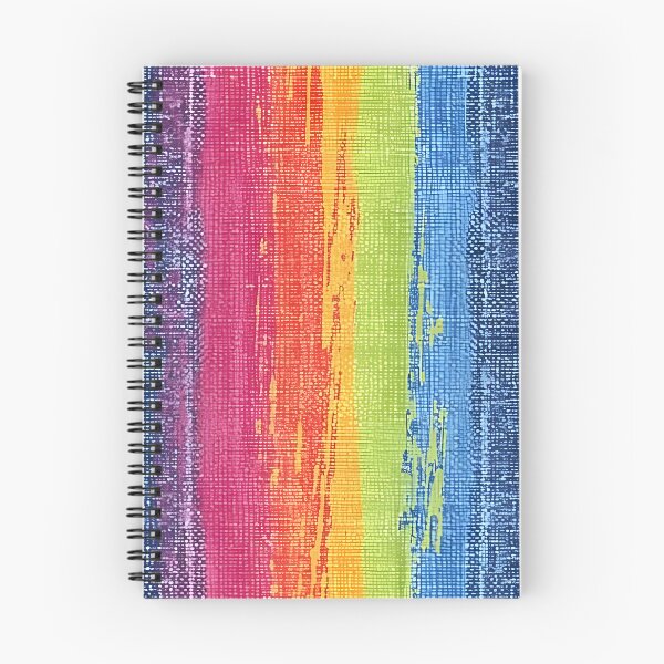 Item preview, Rainbow Grunge Denim Jeans Print designed and sold by Lily-and-Lyle.