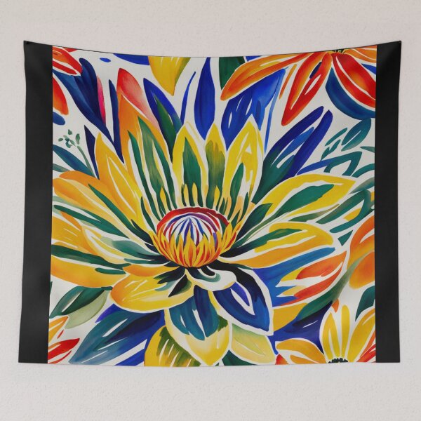 Item preview, Gazania Flower ( Asteraceae) designed and sold by Helios Be. Lavsh.