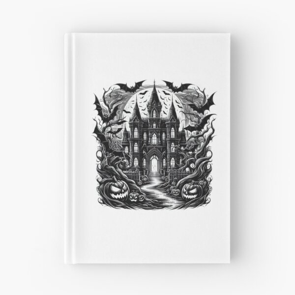 Item preview, Halloween dark palace with bats Halloween Tattoo designed and sold by Expressions-Sel.