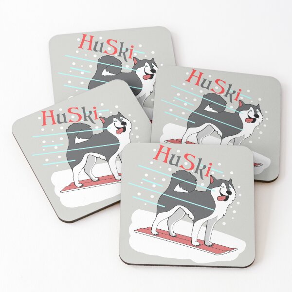Item preview, HUSKI (ski, dog, mountain)   designed and sold by francoisville.