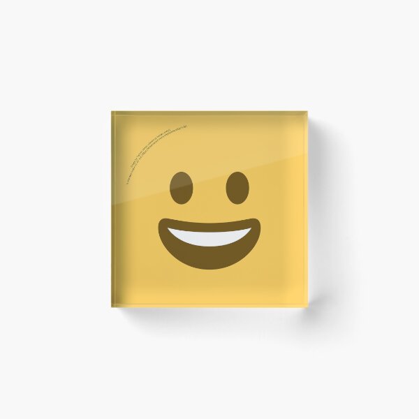 Item preview, Grinning Face Emoji designed and sold by VeryRandomShop.