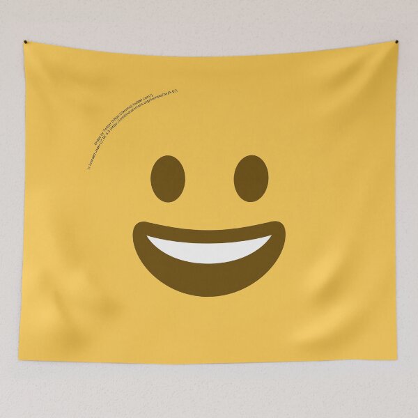 Item preview, Grinning Face Emoji designed and sold by VeryRandomShop.