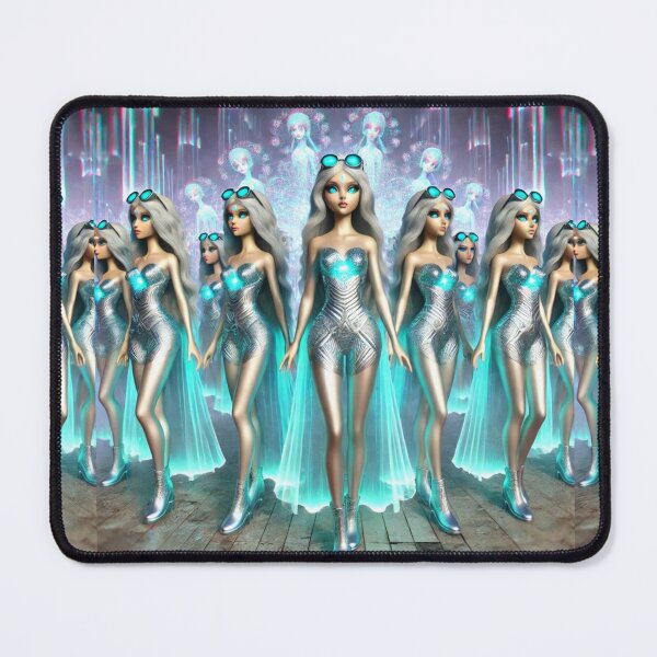 Item preview, "Echoes of the Celestial Twins – The Infinite Dance of Alien Clones" designed and sold by Meta2Physical.