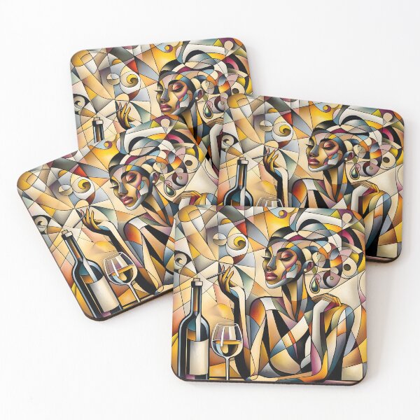 Item preview, Wine And Women Collection Cubism Art No:8 designed and sold by SofyaliArt.