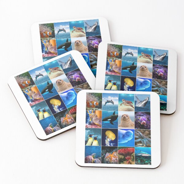 Item preview, Beautiful Ocean Photo Collage designed and sold by ColorfulPrints.