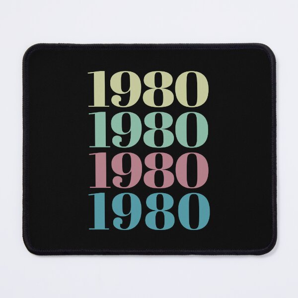 Item preview, 1980 Birthday Year Repeat Design designed and sold by Jeallan Designs.