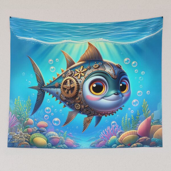 Item preview, Steampunk Blackfin Tuna designed and sold by Sillytoe.