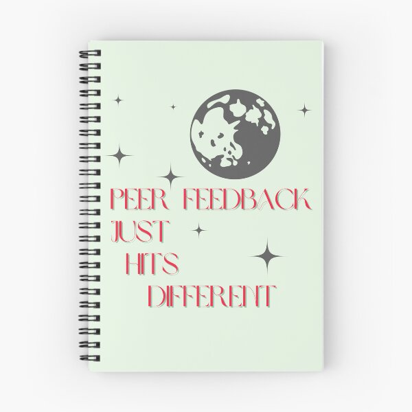 Item preview, Peer Feedback Just Hits Different designed and sold by Ryan Skinnell.