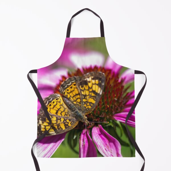 Item preview, Crescent Butterfly Enjoying A Coneflower designed and sold by Debra Martz.
