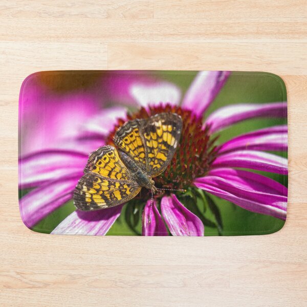 Item preview, Crescent Butterfly Enjoying A Coneflower designed and sold by Debra Martz.