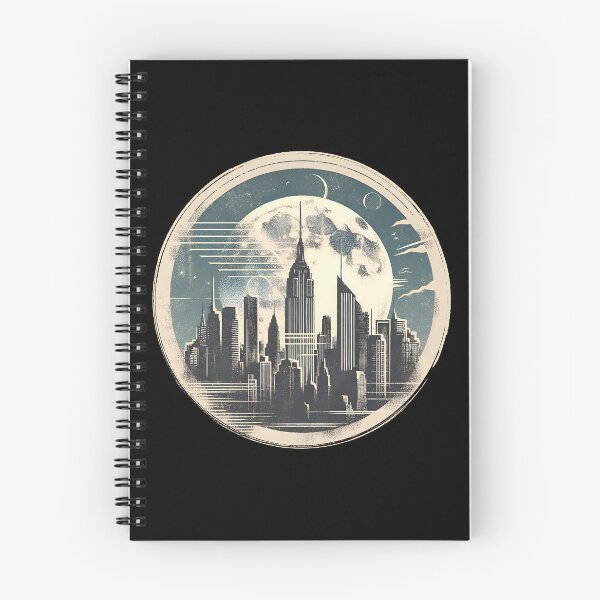 Item preview, Grunge City Moon designed and sold by BugandAcorn.