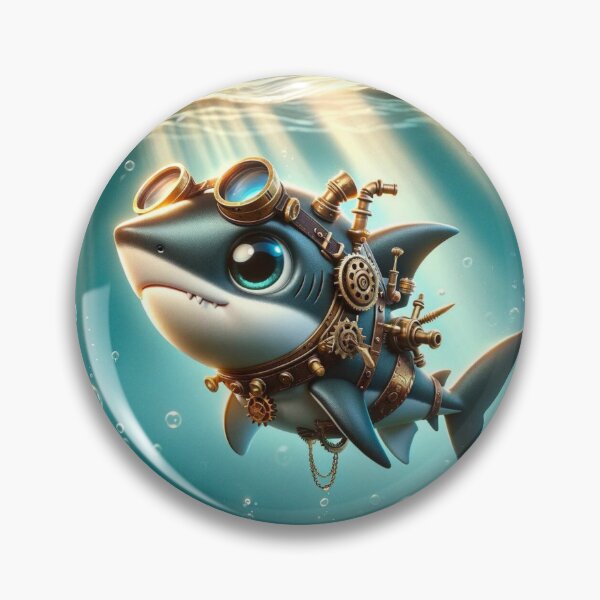 Item preview, Steampunk Blacknose Shark designed and sold by Sillytoe.