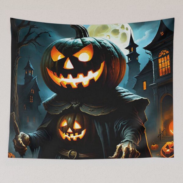 Item preview, Jack O’ Lantern Demon Slayer designed and sold by GrizzlyCollective.