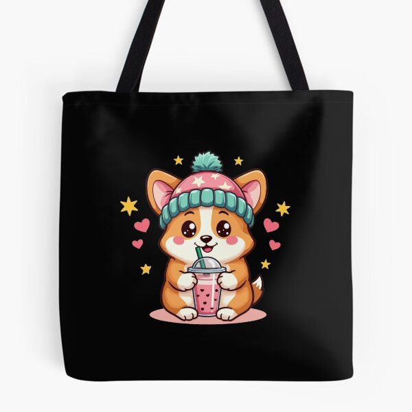 Artikelvorschau, Bubble Tea Corgi entworfen und verkauft von jkrphoto.