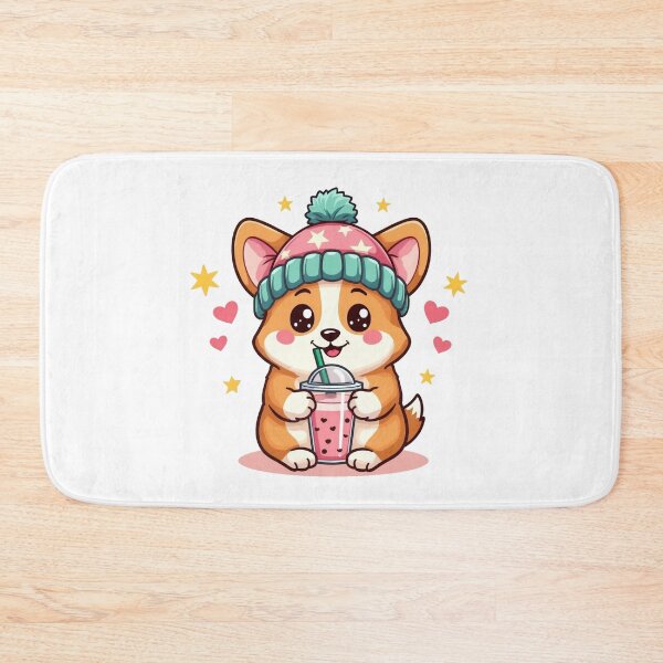 Item preview, bubble tea corgi  designed and sold by jkrphoto.